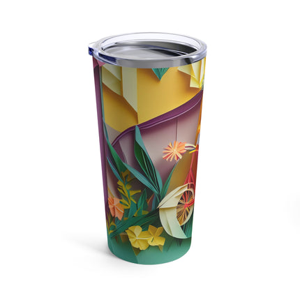 Origami Bicycle Tumbler 20oz