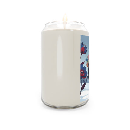 🎁🌺 The Christmas Gift Garden Stroll Scented Soy Candle – Art Deco Holiday Fantasy