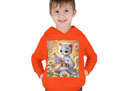 Daisy Chain Whimsy Toddler Pullover Fleece Hoodie
