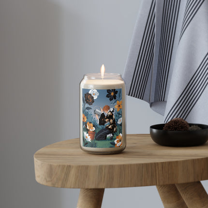 🌸🪴 The Grand Flower Gardener Scented Soy Candle – Art Deco Floral Whimsy