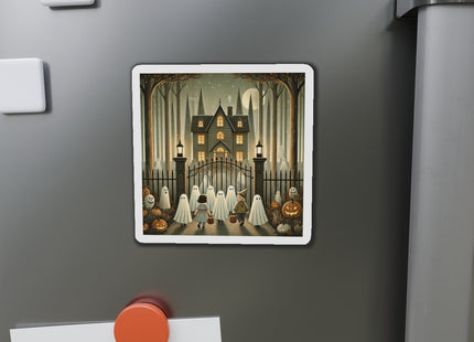 Ghostly Welcome – A Halloween Night Die-Cut Magnets (3 Sizes)