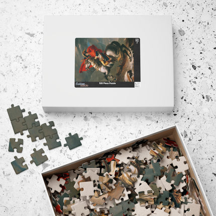 Napoleon Crossing the Alps by Jacques-Louis David Puzzle (110, 252, 500-piece)