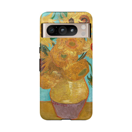 Vase with Twelve Sunflowers by Vincent Van Gogh Phone Cases