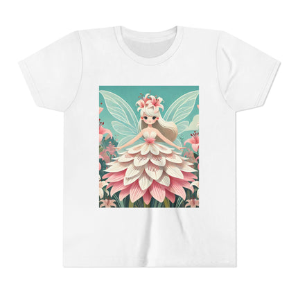 Lily Fairy in Bloom Youth Short Sleeve Tee