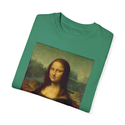 Mona Lisa by Leonardo da Vinci Unisex Garment-Dyed T-shirt