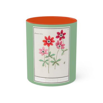 Anemoon, Anemone by Anselmus Boëtius de Boodt Colorful Mugs, 11oz