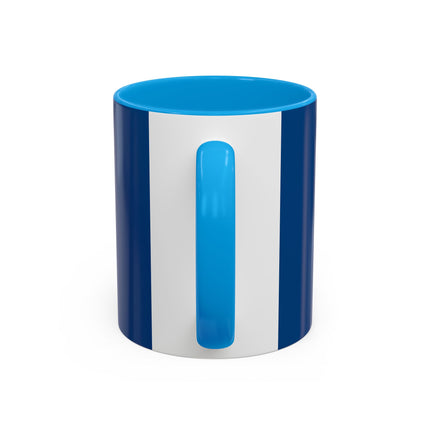 Blue Jay at an Autumn Tea Ceremony Colorful Mugs (11oz, 15oz)