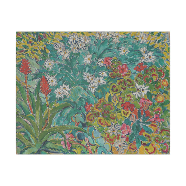 Vibrant Flower Bed – Fauvist Garden Harmony