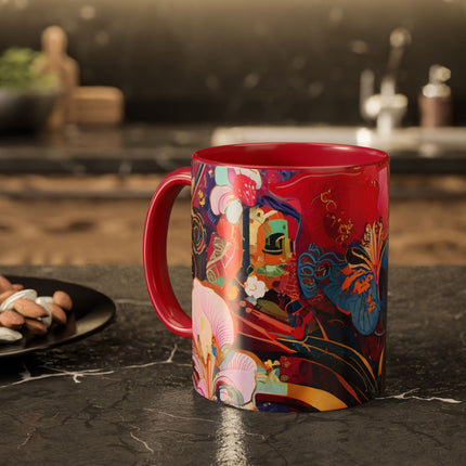 Ethereal Irises Colorful Mugs (11oz, 15oz)