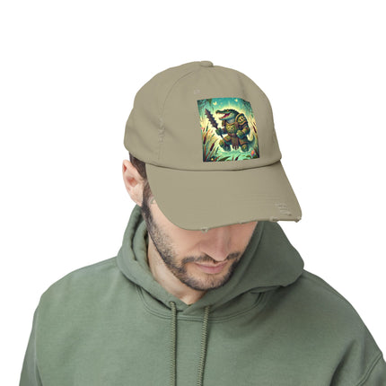 Swamp Tyrant Unisex Distressed Cap