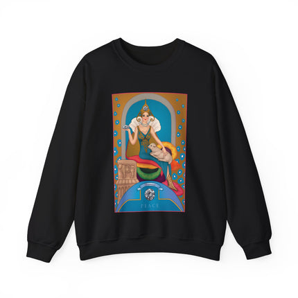 April & Diamond (from the Gem Series) by Sofia Chiostri Heavy Blend™ Crewneck Sweatshirt
