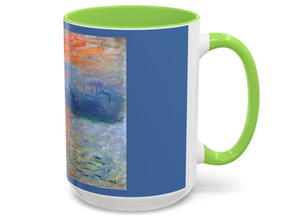 Sunrise by Claude Monet Colorful Mugs (11oz, 15oz)