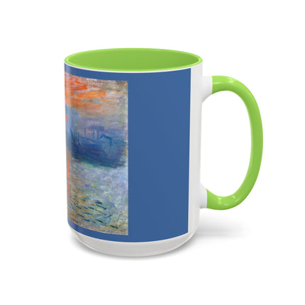 Sunrise by Claude Monet Colorful Mugs (11oz, 15oz)