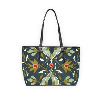 Ornamental Tiles (Pl. 10) from the Afghan Boundary Commission PU Leather Shoulder Bag
