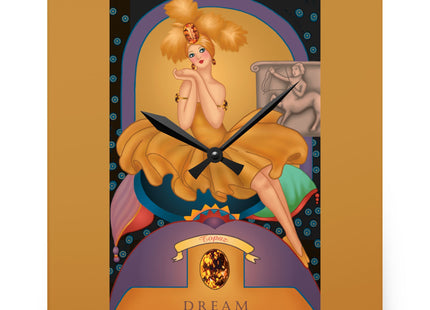 November & Topaz Zodiac Acrylic Wall Clock