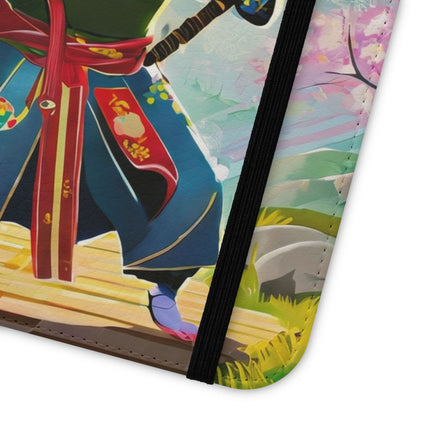 🐀⚔️ Cyber Samurai Rat Flip Case – Neon Discipline & Futuristic Skill