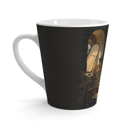 Raphael and his Muse in the Atelier by Vincenzo Abbati Latte Mug