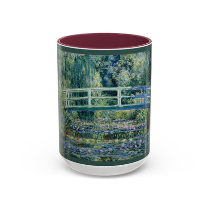 Water Lilies and Japanese Bridge by Claude Monet Colorful Mugs (11oz, 15oz)