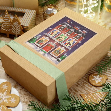 A Christmas Eve Celebration Kiss-Cut Stickers (4 Sizes)