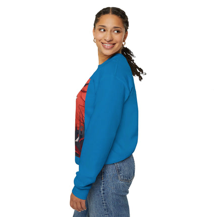Halloween Night Scene Unisex Heavy Blend™ Crewneck Sweatshirt