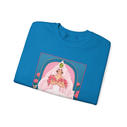 August & Peridot (from the Gem Series) by Sofia Chiostri Unisex Heavy Blend™ Crewneck Sweatshirt