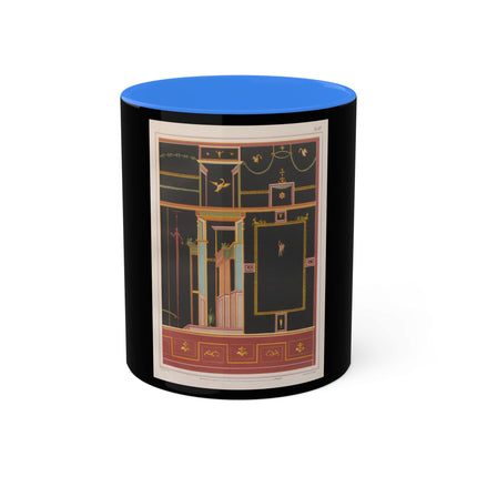 Pompeii Walls Pl.04 by Victor Steeger Colorful Mugs, 11oz