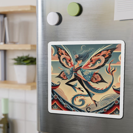 Dragon Fairy of the Temple Die-Cut Magnets (5 Sizes)