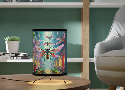 Neon Swarm Tripod Lamp