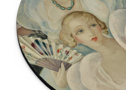 Les Femmes Fatales by Gerda Wegener Mouse Pad, Round and Rectangle