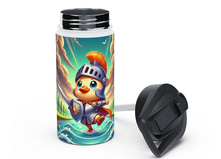 Valiant Duck Stainless Steel Water Bottle, Standard Lid
