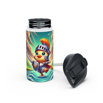 Valiant Duck Stainless Steel Water Bottle, Standard Lid