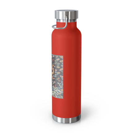 Rank Badge with Dragon with Deer Hooves Copper Vacuum Insulated Bottle, 22oz