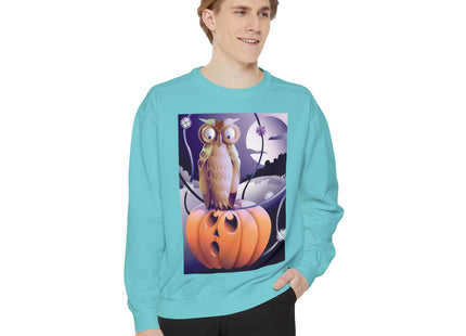 The Startled Pumpkin Unisex Garment-Dyed Sweatshirt