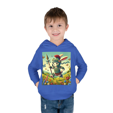 Rabbit Gladiator Toddler Pullover Fleece Hoodie