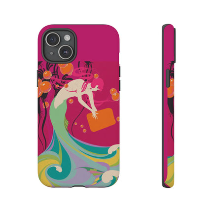 Mermaid Dive Phone Case – Vibrant Waves & Playful Elegance