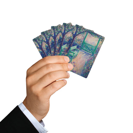 The Artist’s Garden by Theodore Earl Butler Playing Cards