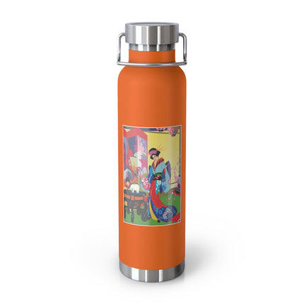 A Timeless Journey by Umberto Brunelleschi Copper Vacuum Insulated Bottle, 22oz