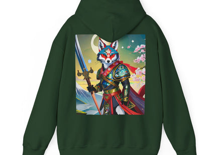 Cyberpunk Samurai Fox – Heavy Blend™ Hooded Sweatshirt