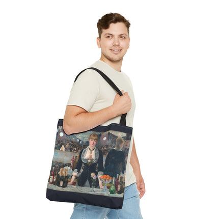 A Bar at the Folies-Bergère by Edouard Manet Tote Bag (AOP)
