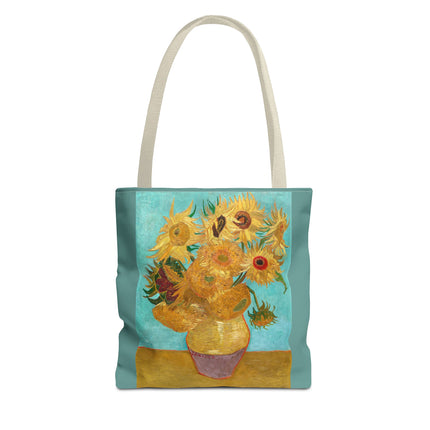 Vase with Twelve Sunflowers by Vincent Van Gogh Tote Bag (AOP)