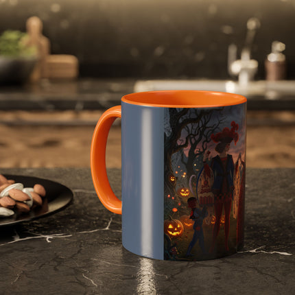 ♥️🎃 The Queen Of Hearts Halloween Masquerade Colorful Mug – Royal Halloween Fantasy