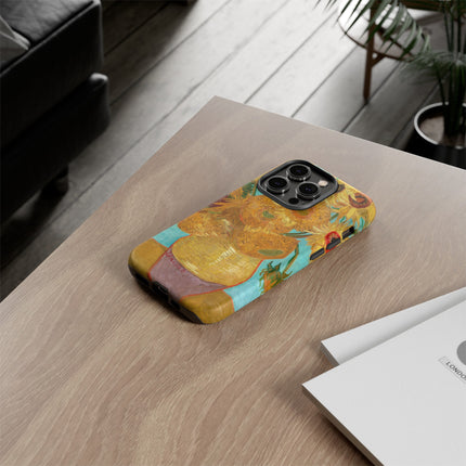 Vase with Twelve Sunflowers by Vincent Van Gogh Phone Cases