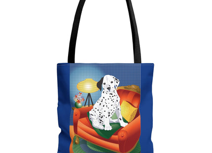 A Dalmatian's Cozy Corner Tote Bag (AOP)