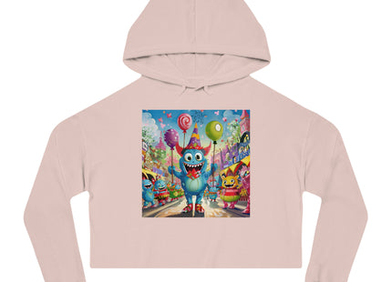 Monster Parade Madness Women’s Cropped Hooded Sweatshirt
