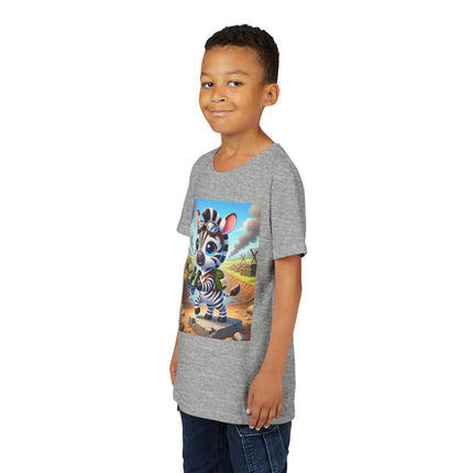 Zebra Lookout Youth Short Sleeve Tee