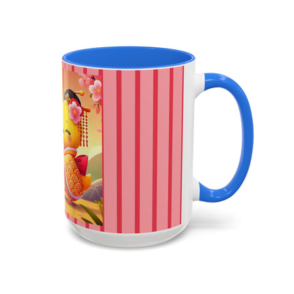 Whimsical Springtime Exchange Colorful Mugs (11oz, 15oz)