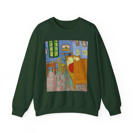 The Bedroom by Vincent van Gogh Heavy Blend™ Crewneck Sweatshirt