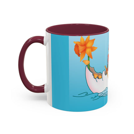 A Rooster's Seafaring Adventure Colorful Mugs, 11oz