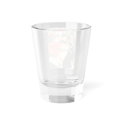 Celestial Masquerade Shot Glass – Theatrical Elegance & Floating Whimsy