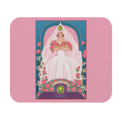 August & Peridot (from the Gem Series) by Sofia Chiostri Mouse Pad, Rectangle